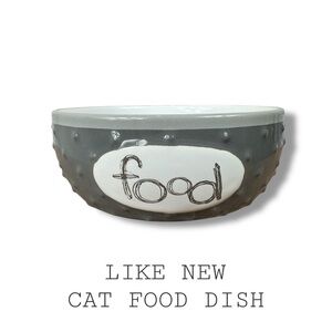 Cat Food Bowl - no chips!
